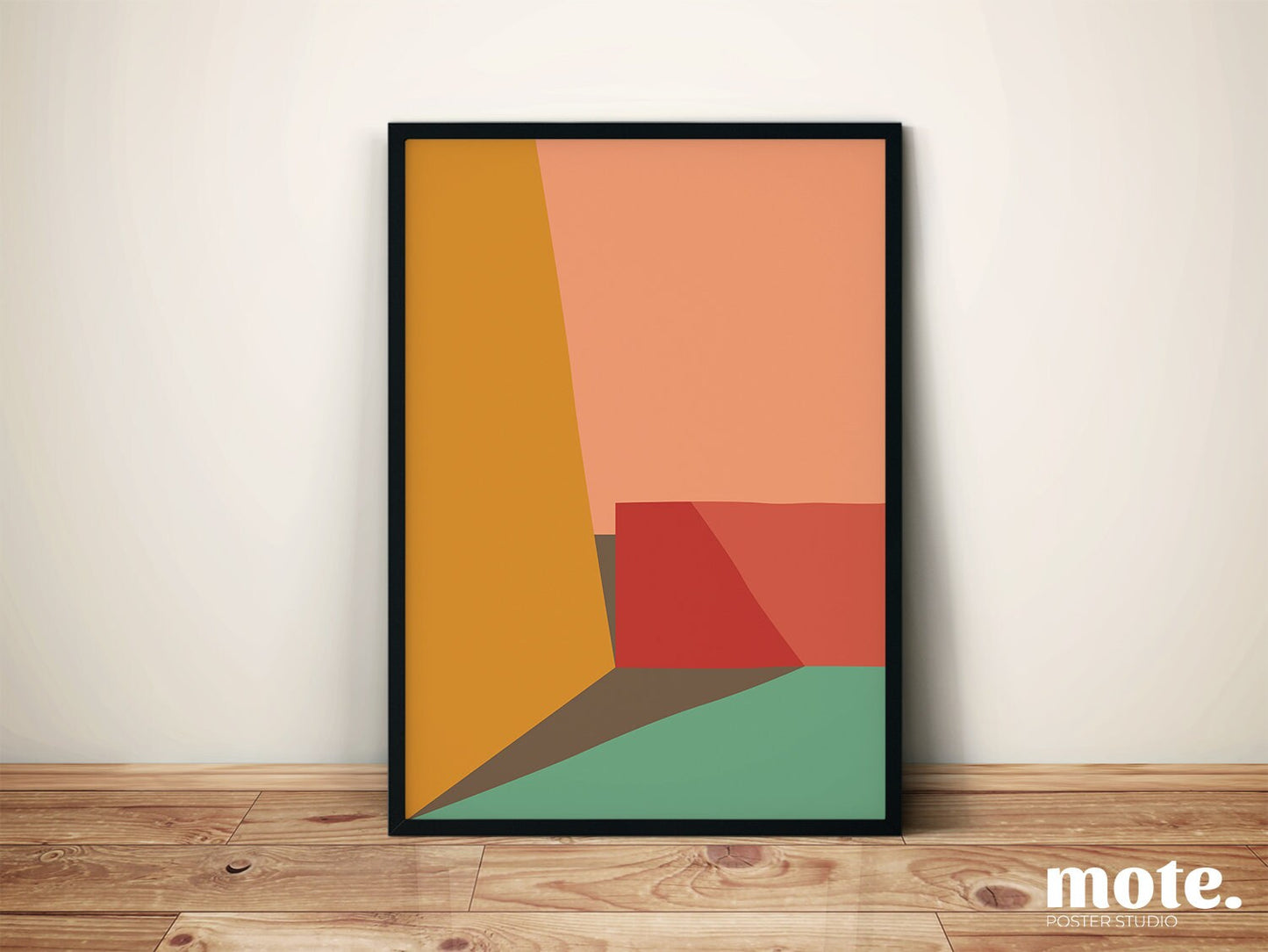 Abstract Structure Art Print Set of 3