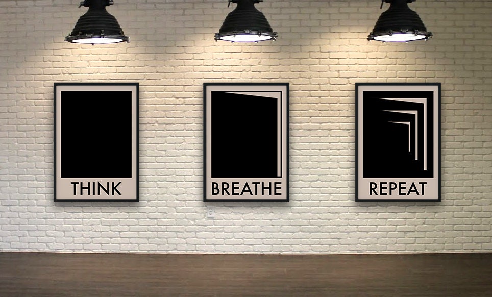 Think Typography Poster | LE A2 Size