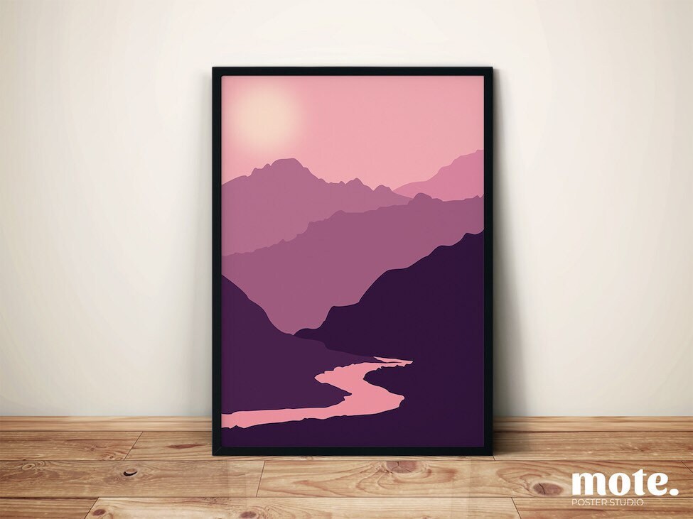 Purple Mist Art Print