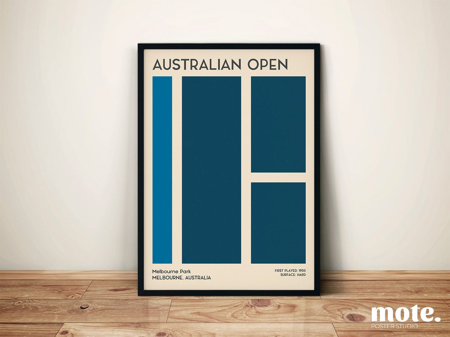 Australian Open Grand Slam Tennis Poster by Mote