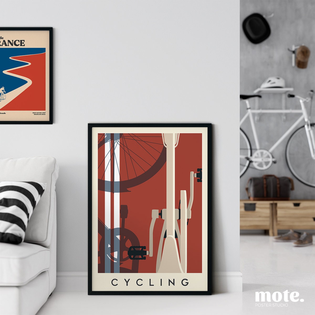 Cycling Art Print