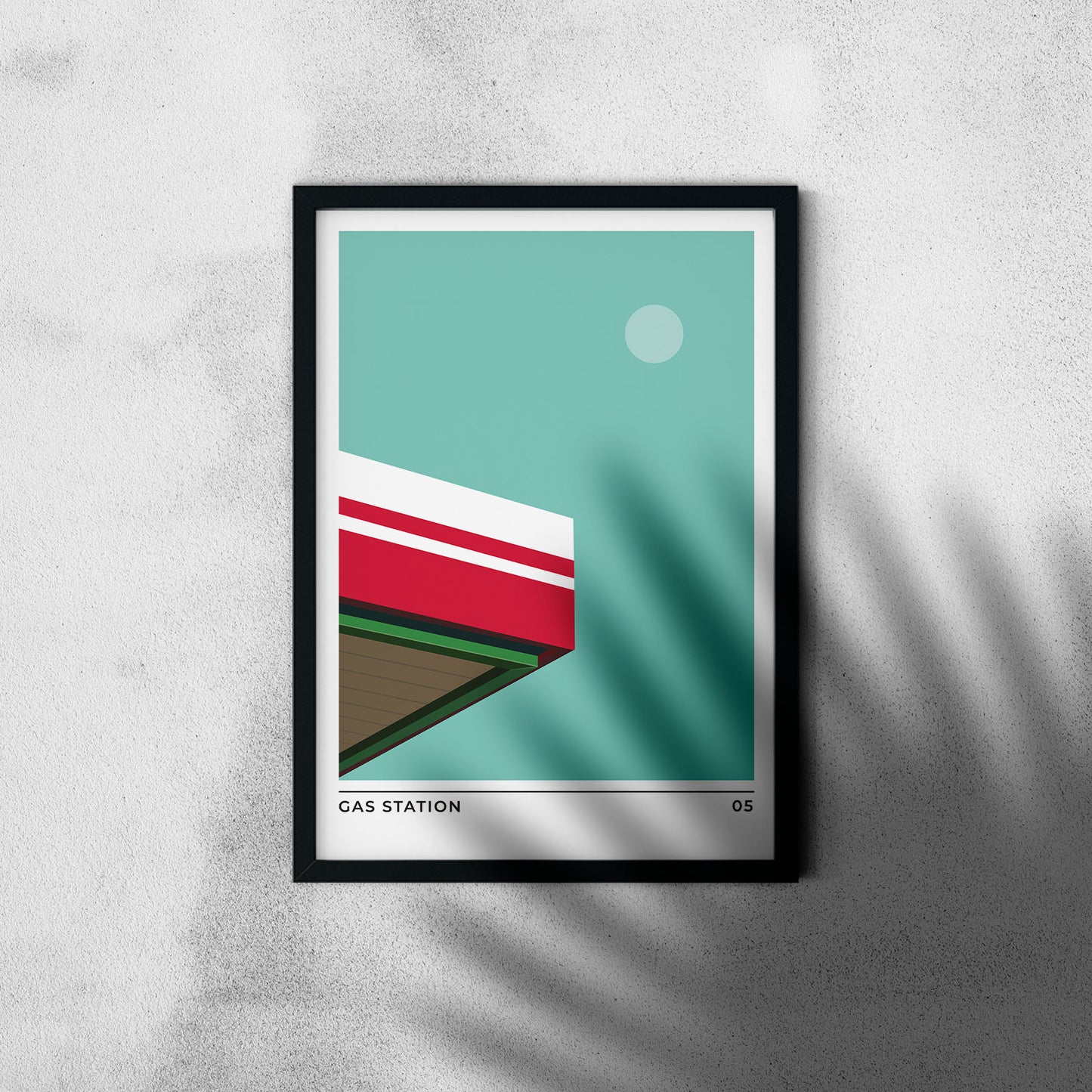 Gas Station Art Print