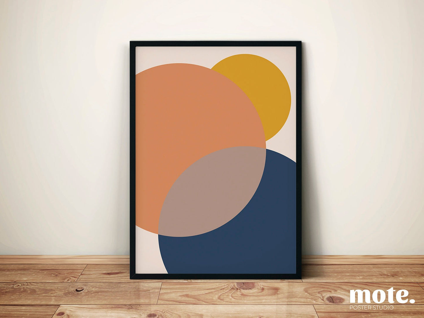 Geometric Abstraction Art Print Set of 3