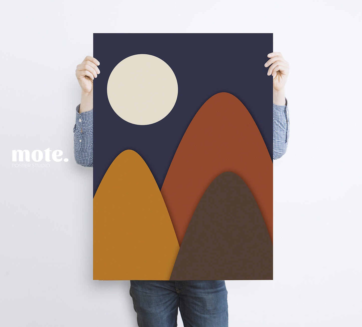 Follow the Moon  Art Print