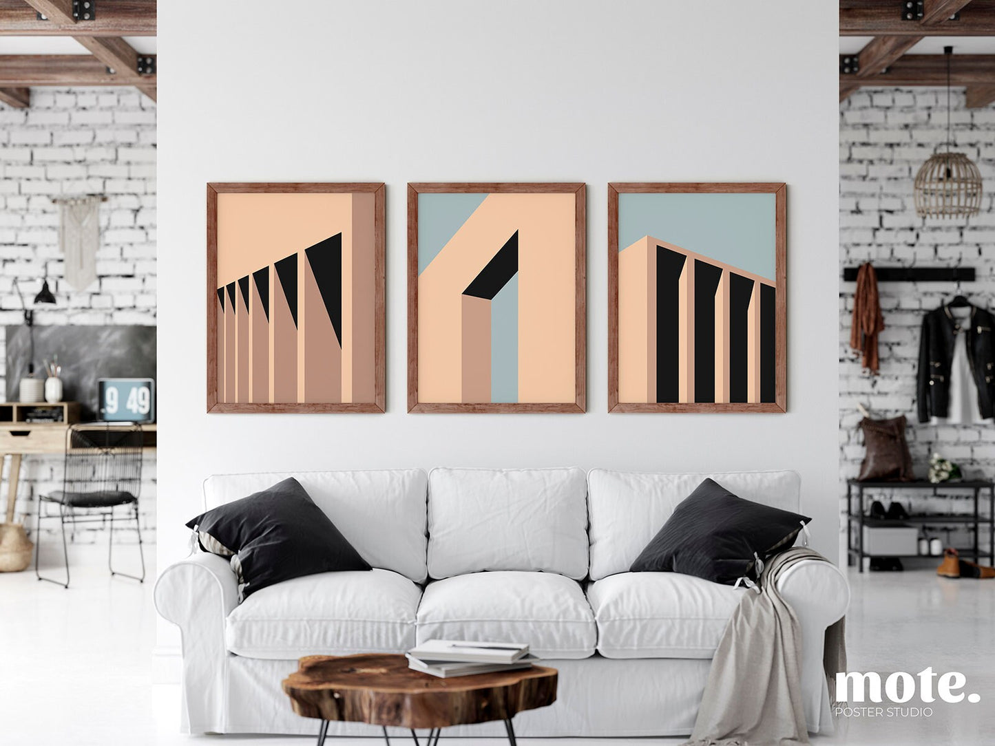 Bauhaus Architecture: Day | Set of 3 Art Prints