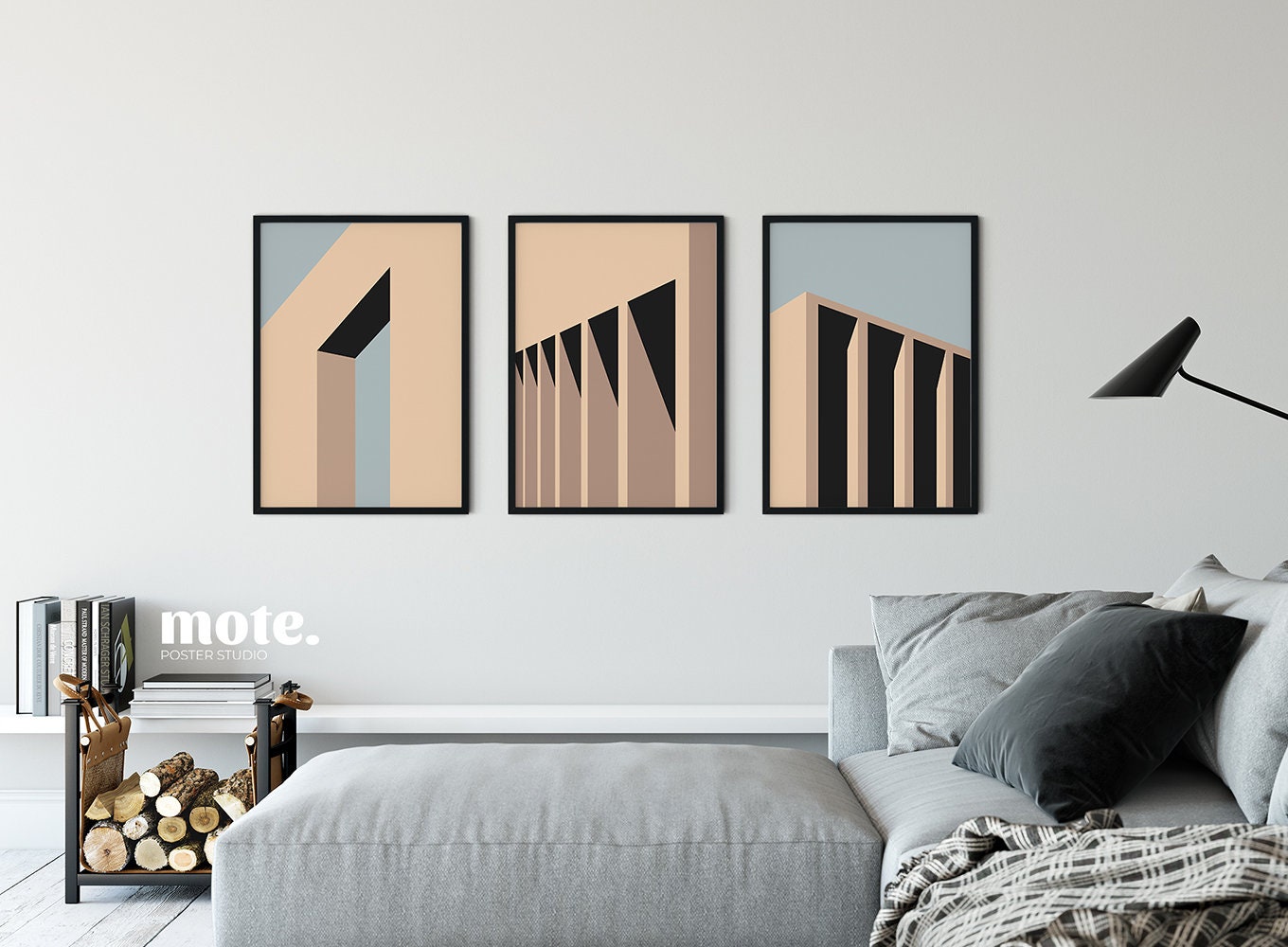 Bauhaus Architecture: Day | Set of 3 Art Prints