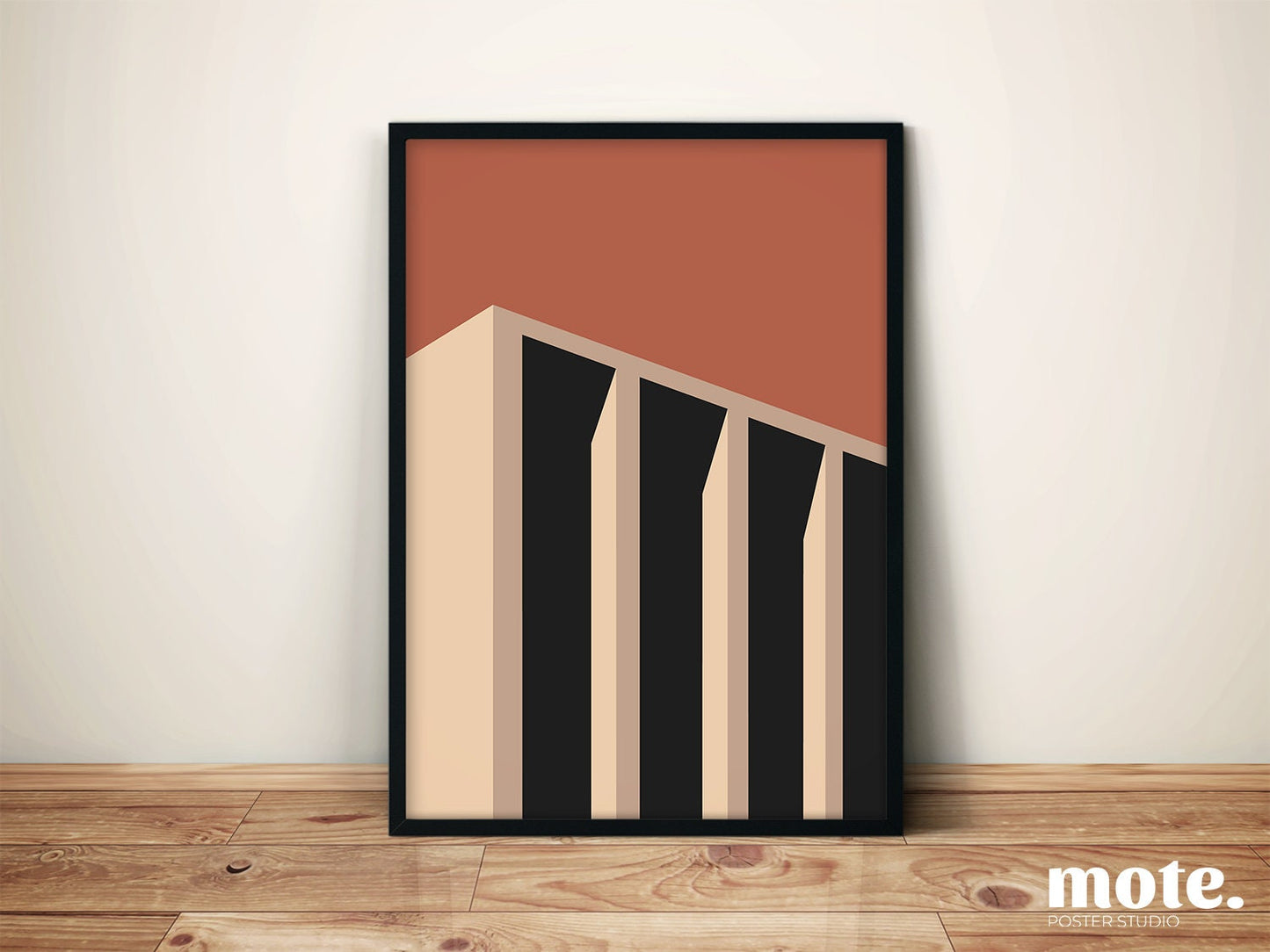 Bauhaus Architecture: Sunset | Set of 3 Art Prints