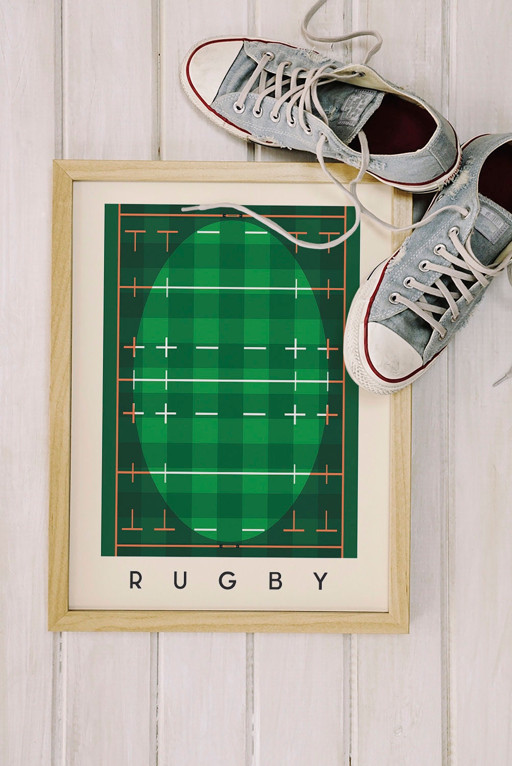 Rugby Art Print