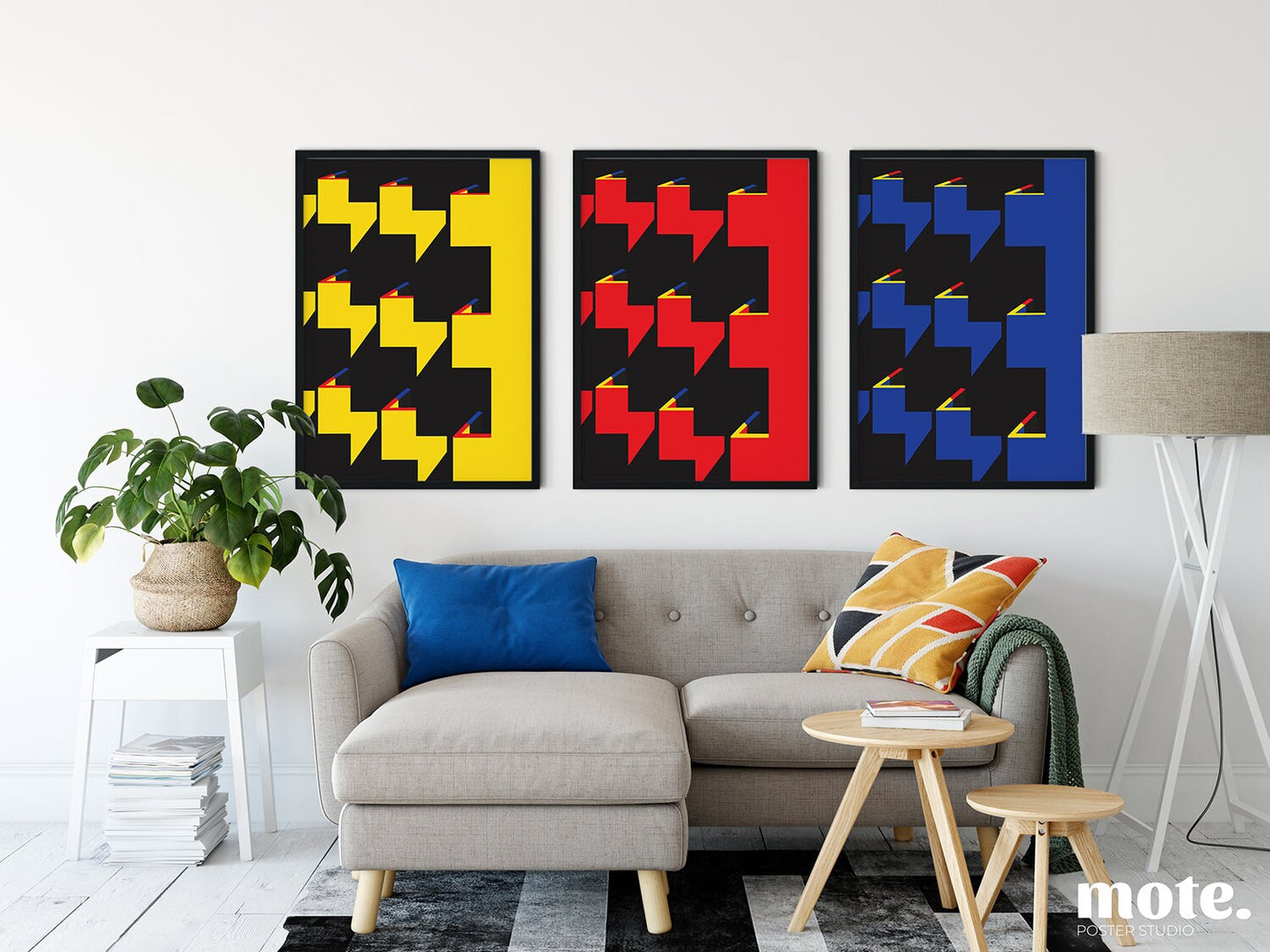 Bauhaus Colours: Yellow | Art Print