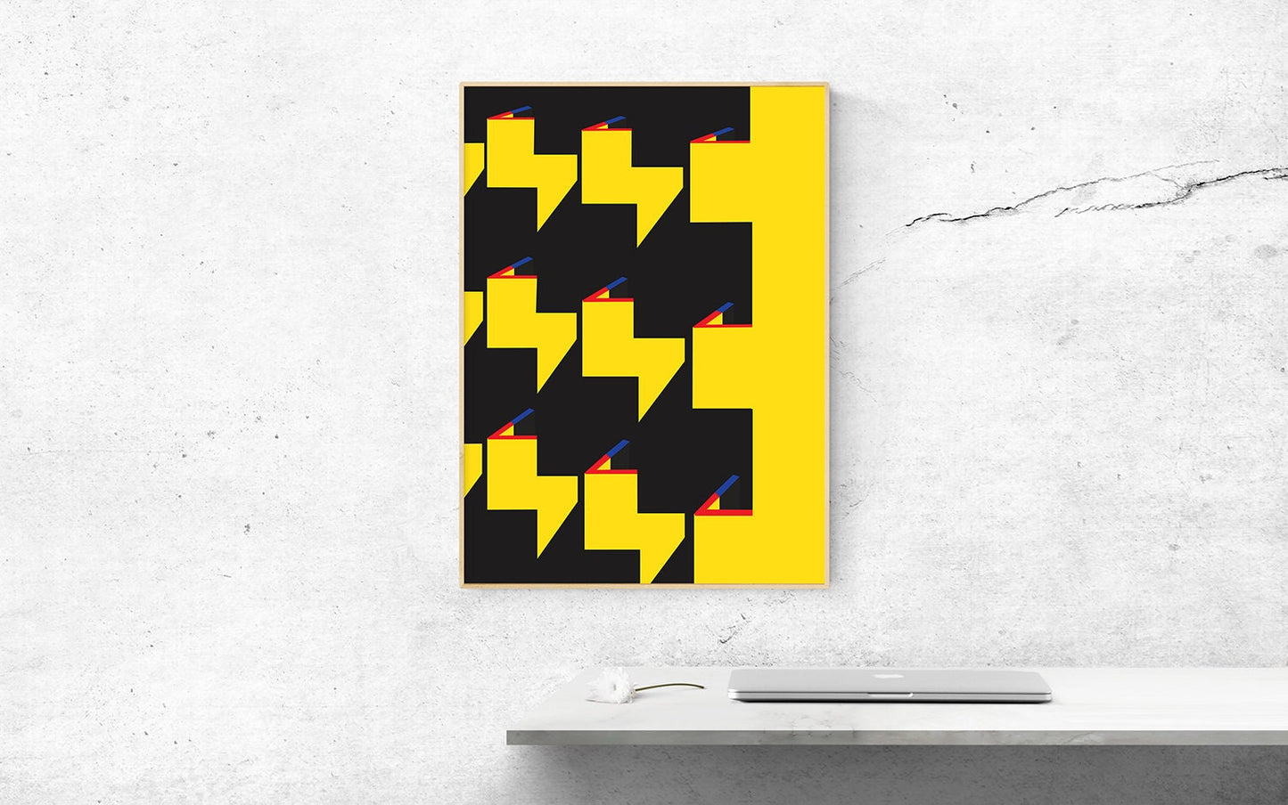 Bauhaus Colours: Yellow | Art Print