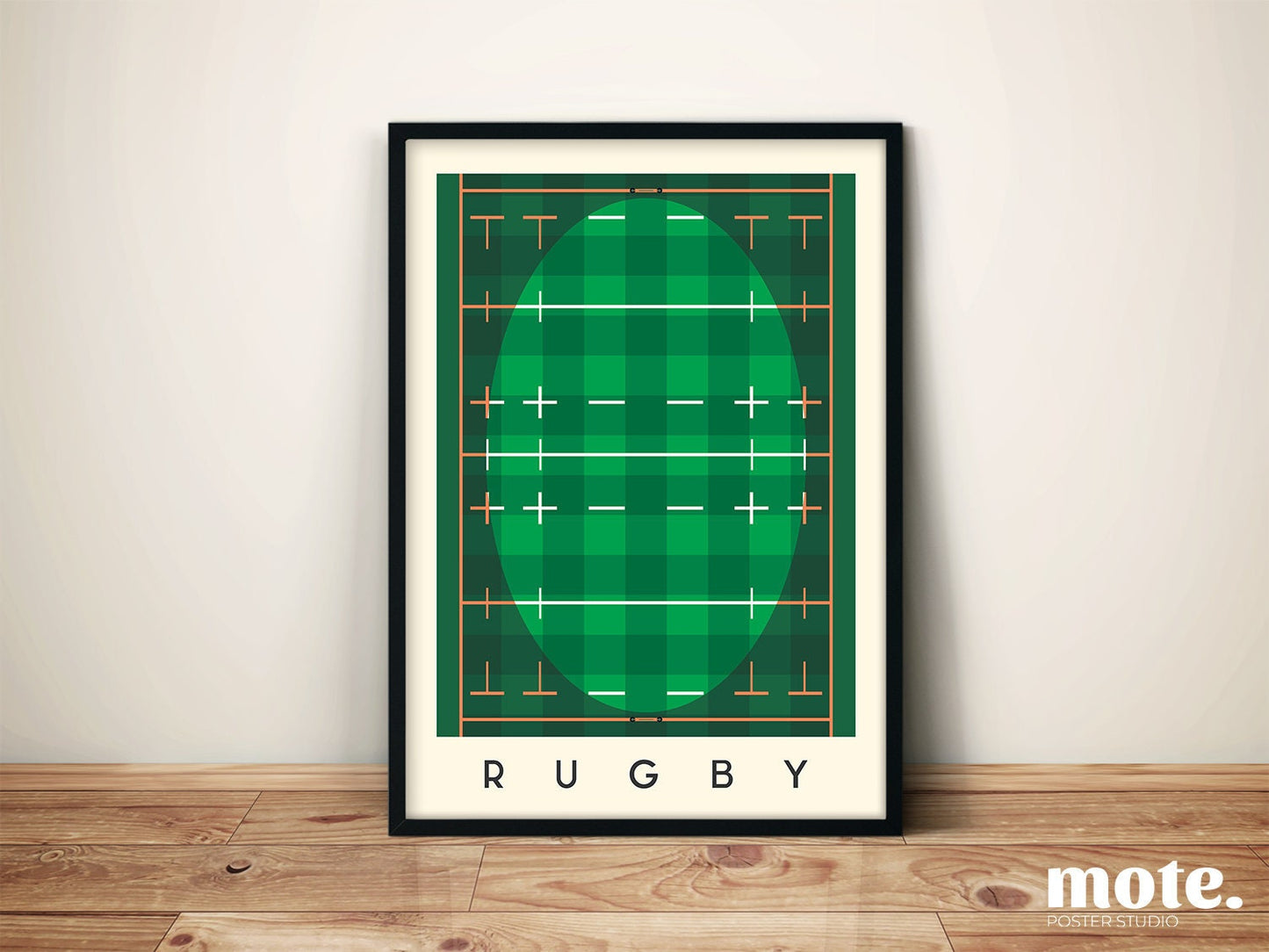 Rugby Art Print