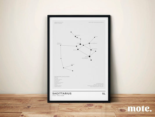 Sagittarius Constellation Art Print