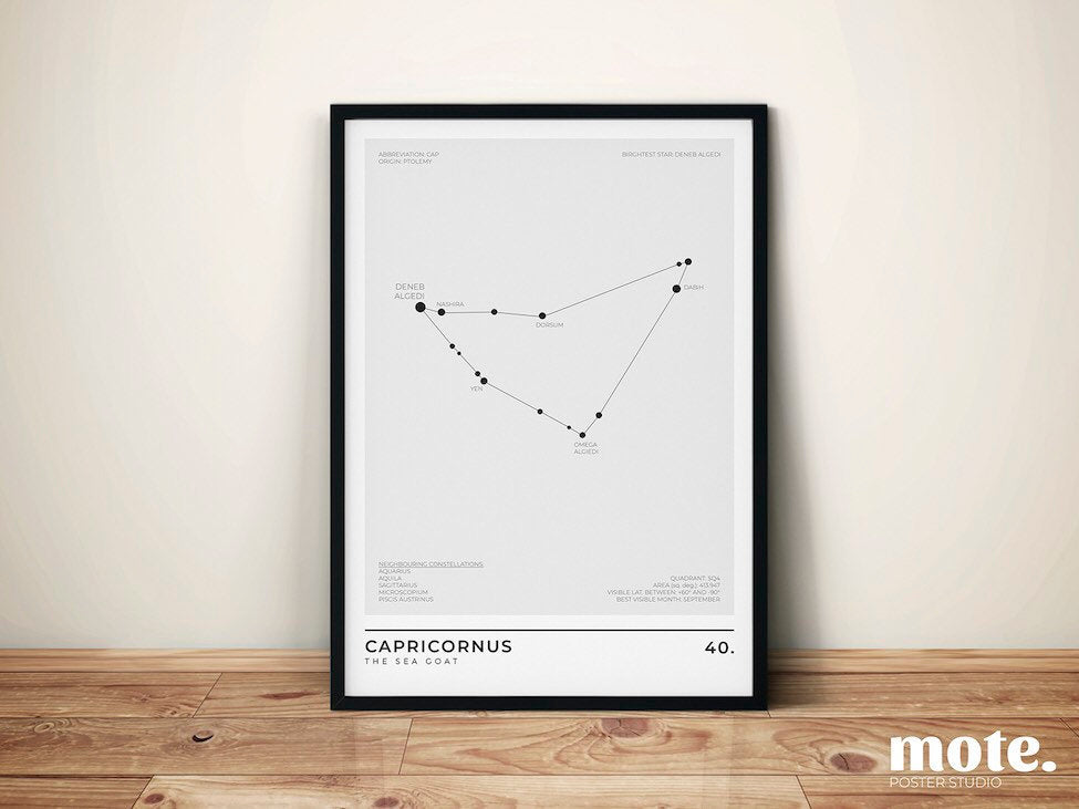 Capricornus Constellation Art Print