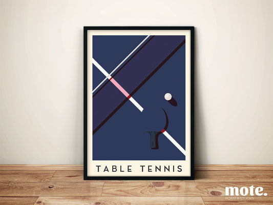 Table Tennis Art Print