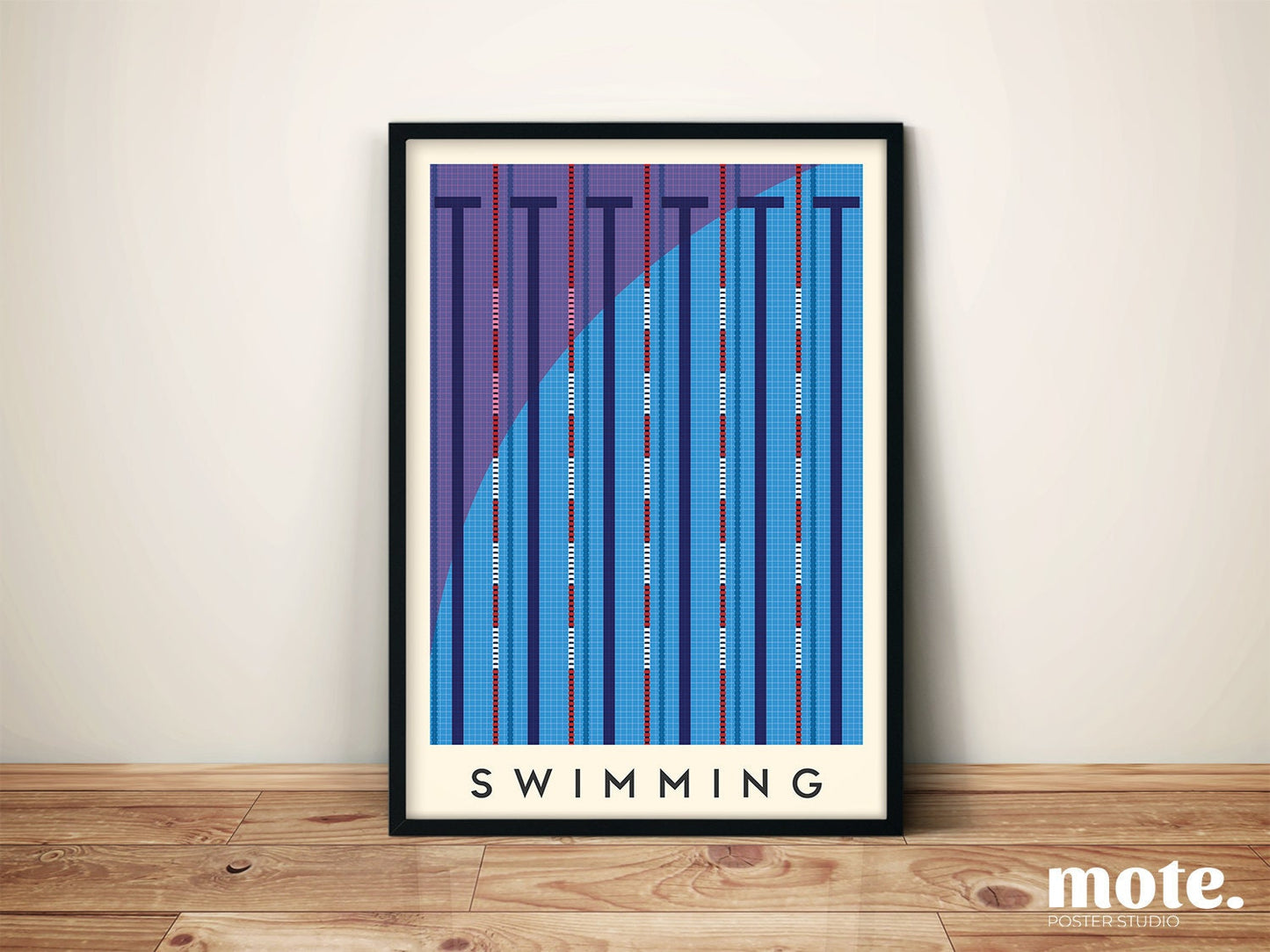 Swimming Art Print