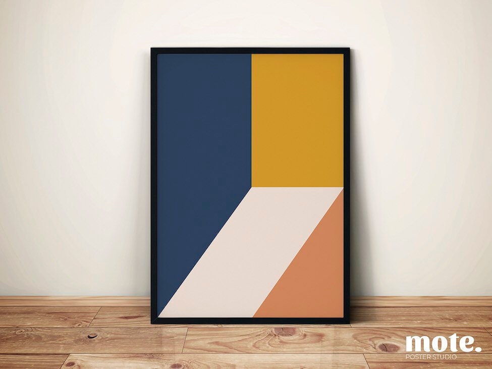 Geometric Abstraction Art Print | No. 003 | A1 Size