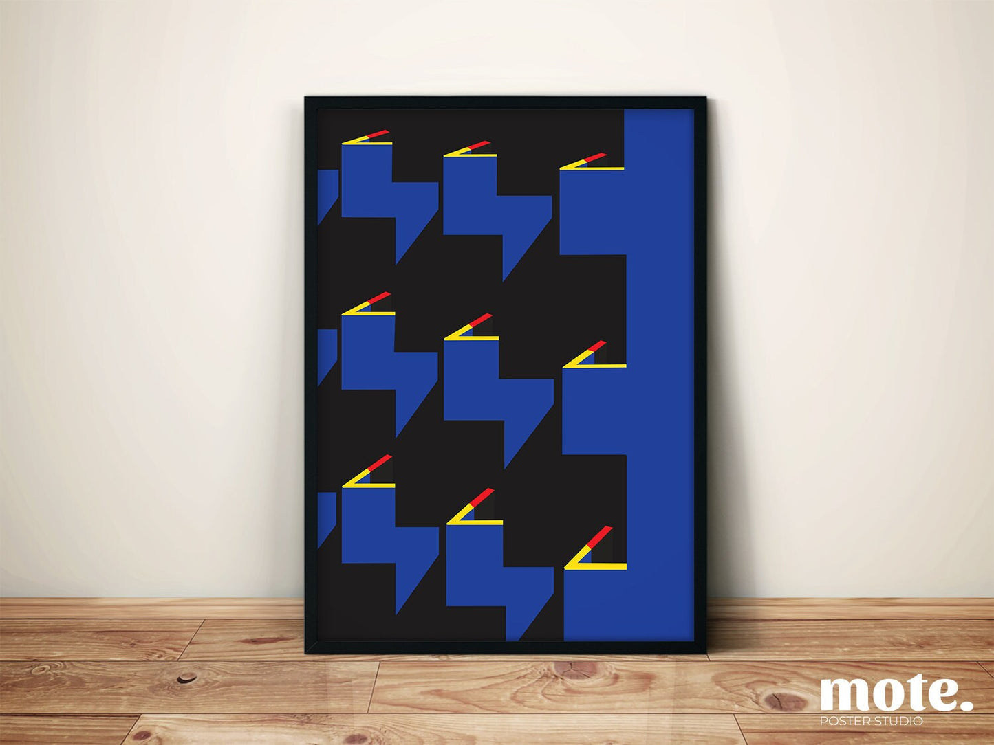 Bauhaus Colours: Blue | Art Print