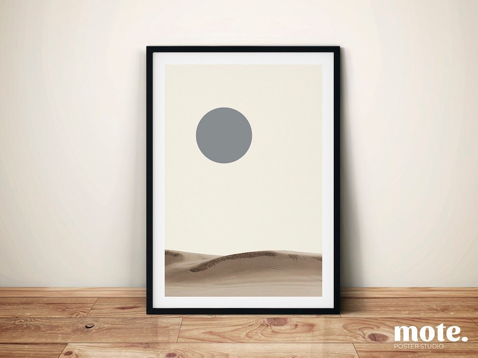 Desert | Nature Eclipse Art Print