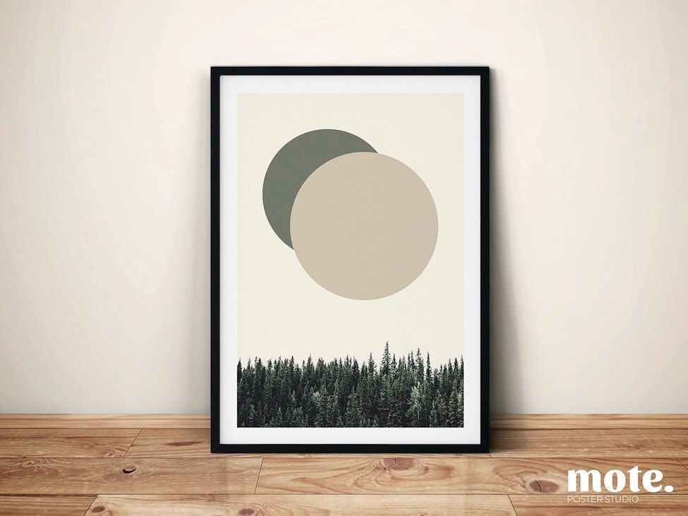 Forest | Nature Eclipse Art Print