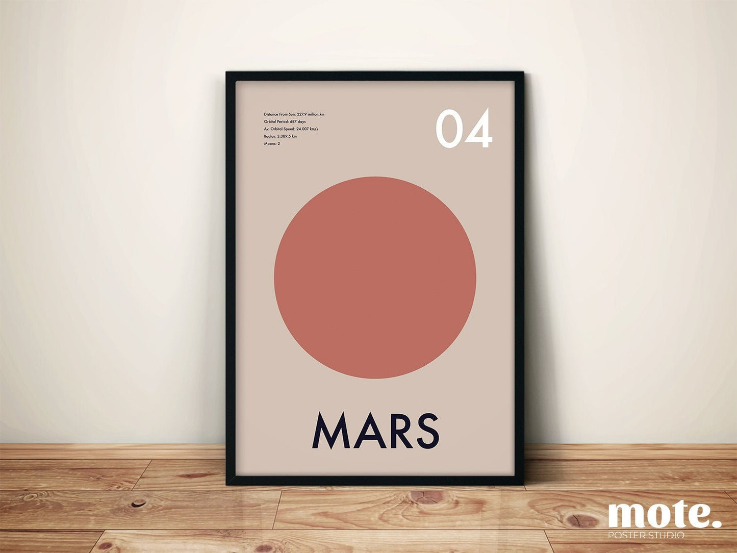 Planet Mars Art Print