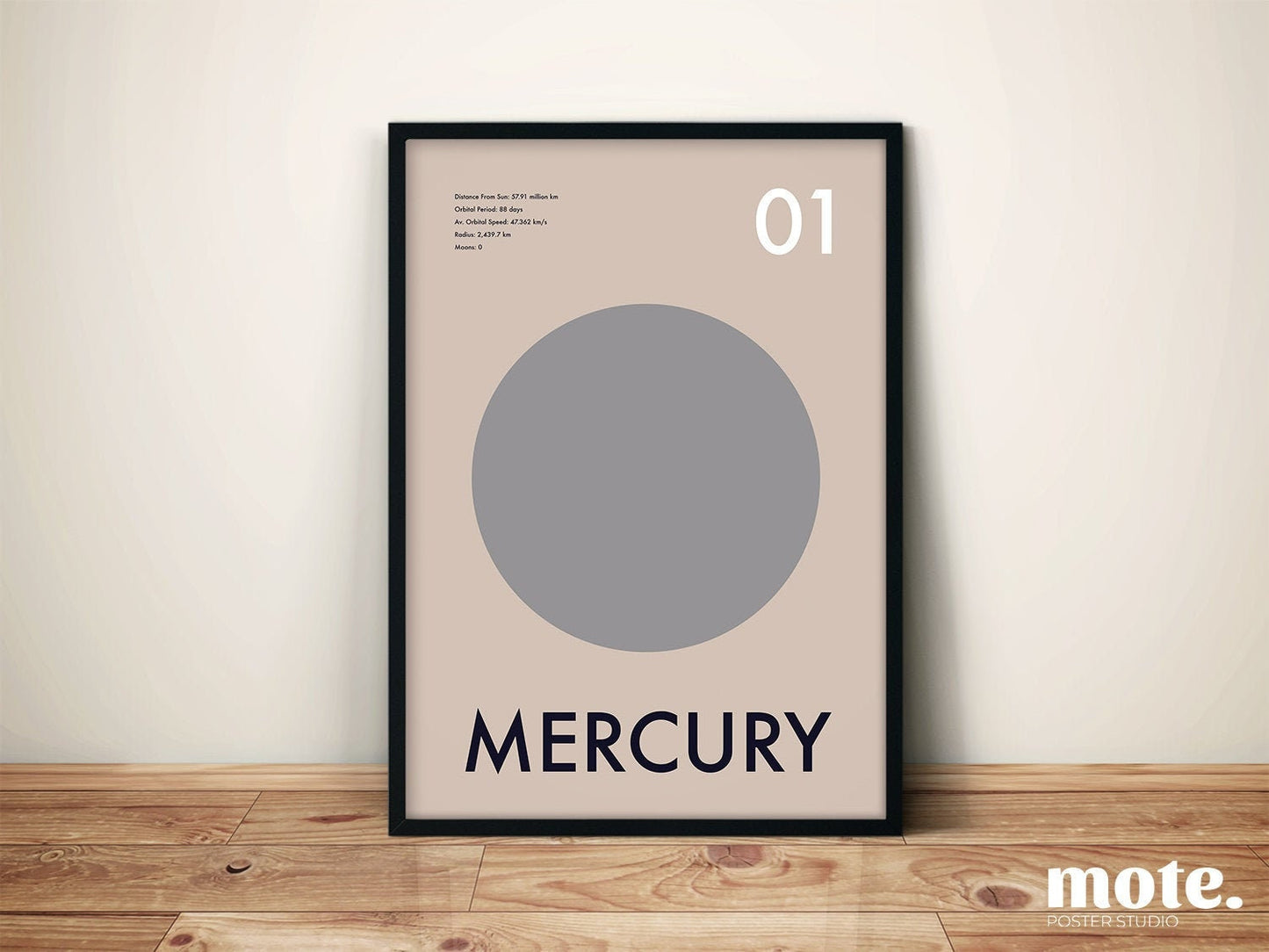 Planet Mercury Art Print