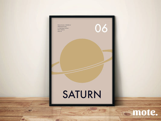 Planet Saturn Art Print