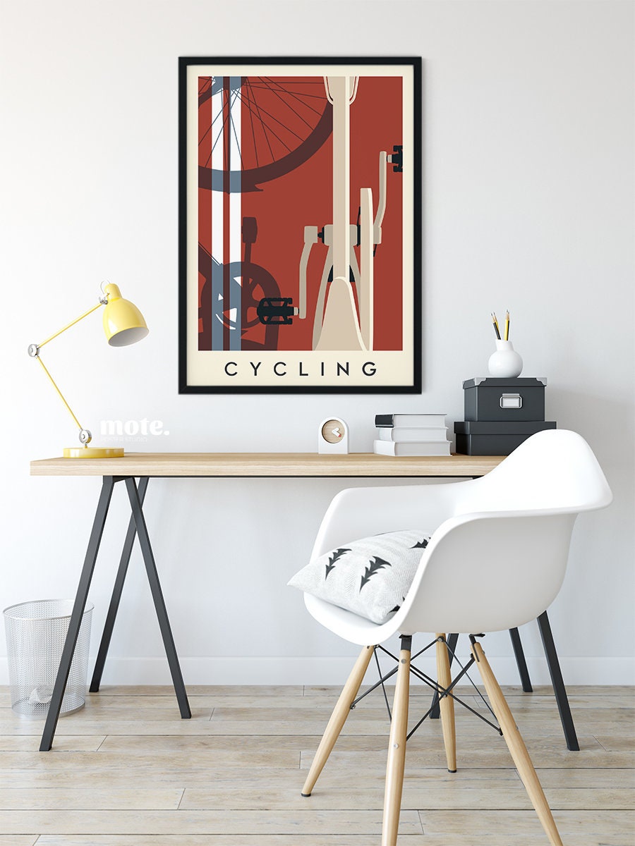 Cycling Art Print