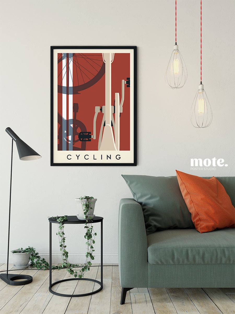 Cycling Art Print